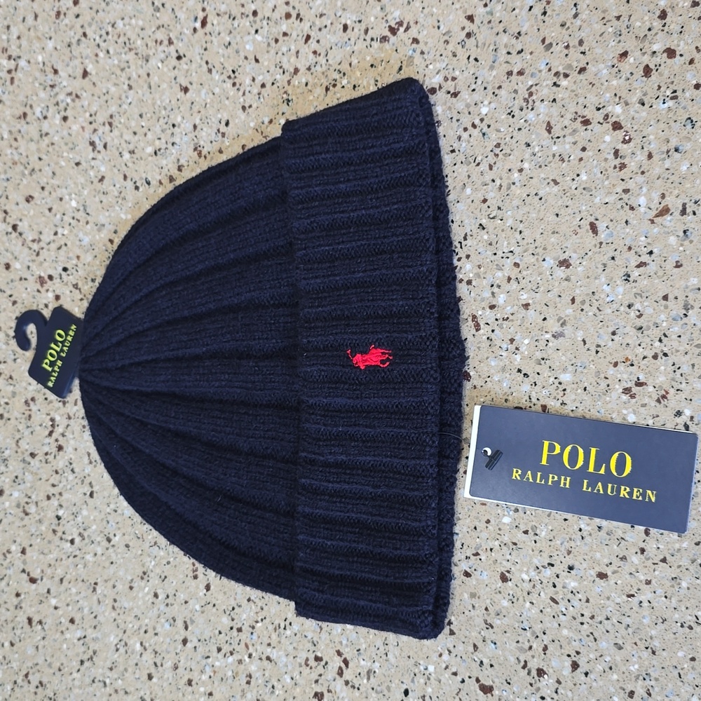 Polo Ralph Lauren Men's Signature Merino Cuffed Beanie